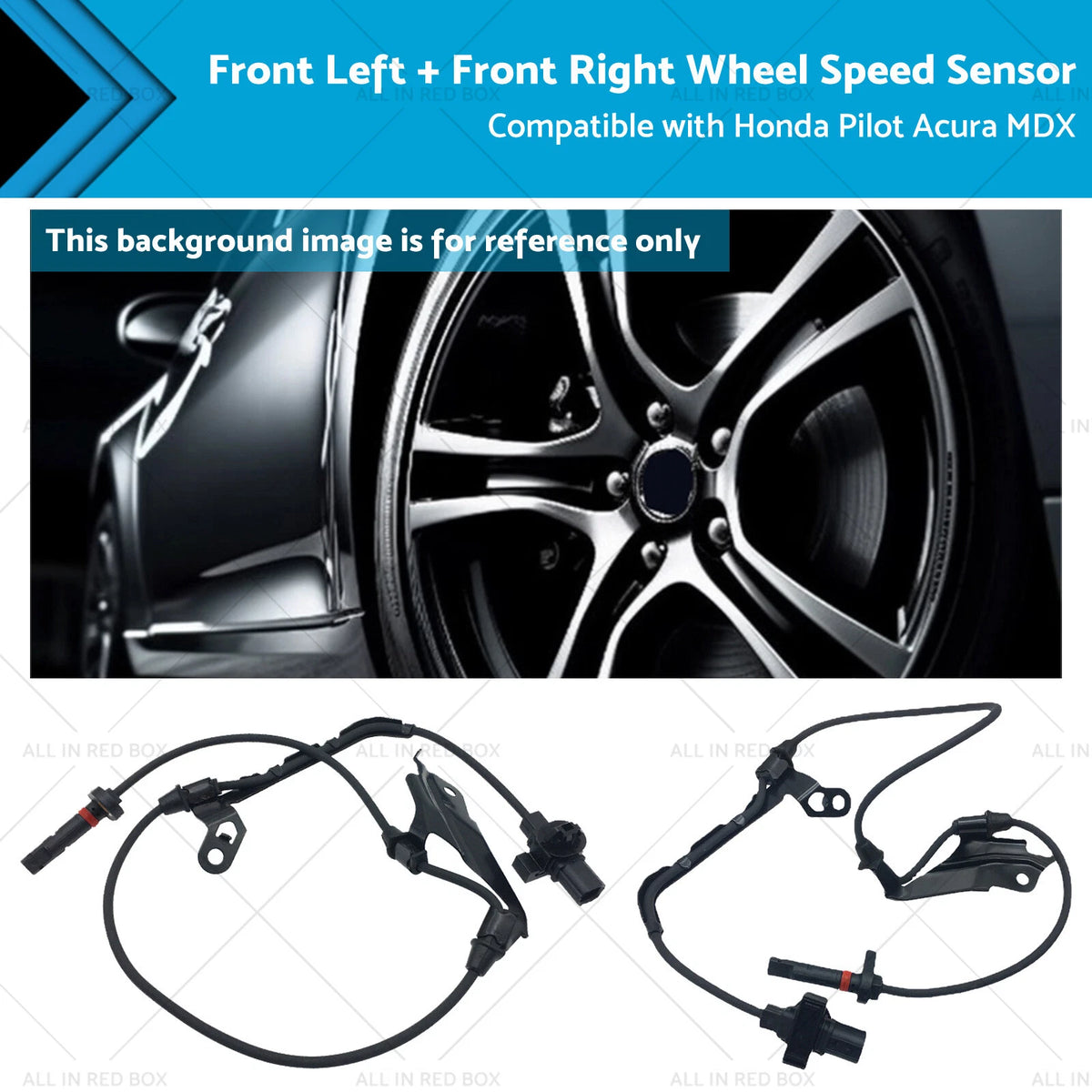 2X Wheel Speed Sensor for Honda Pilot Acura MDX ZDX (2009–2015)