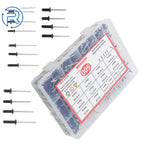500-Pack Aluminum Rivet Kit (3/32", 1/8", 5/32", 3/16")