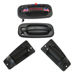Set of 4 Door Handles for Chevy Silverado (1999–2006) Black