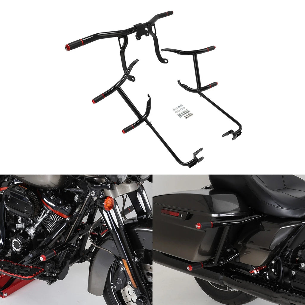 Crash Bar Bracket Guard for Harley Touring (2014–2023)