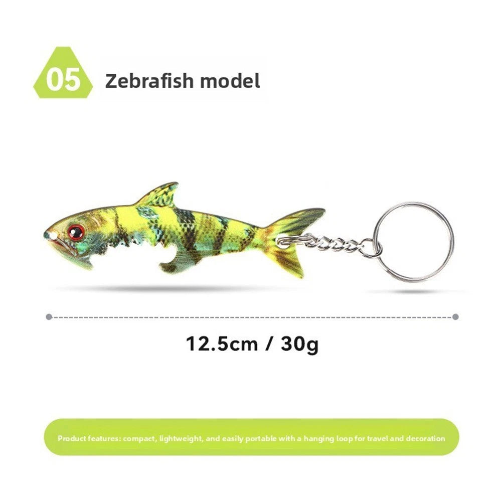 Lightweight Fish Bottle Opener 12.5 cm Zinc Alloy for Outdoor Use