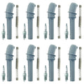 Set of 8 NGK V-Power Spark Plugs & Coil Boots for Ford Crown Victoria F-150 (1997–2008)
