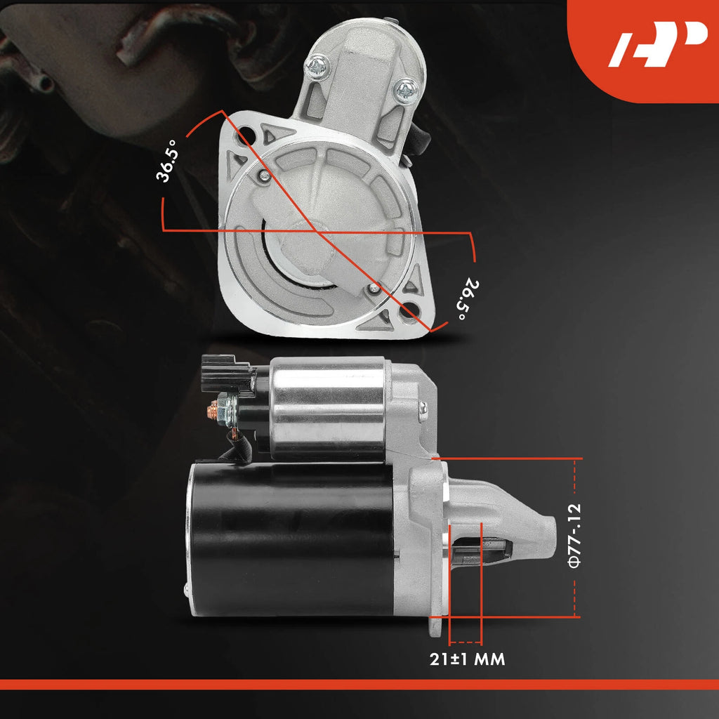 Starter Motor for Hyundai Elantra GT Veloster Kia Forte5 Soul (2013–2018)