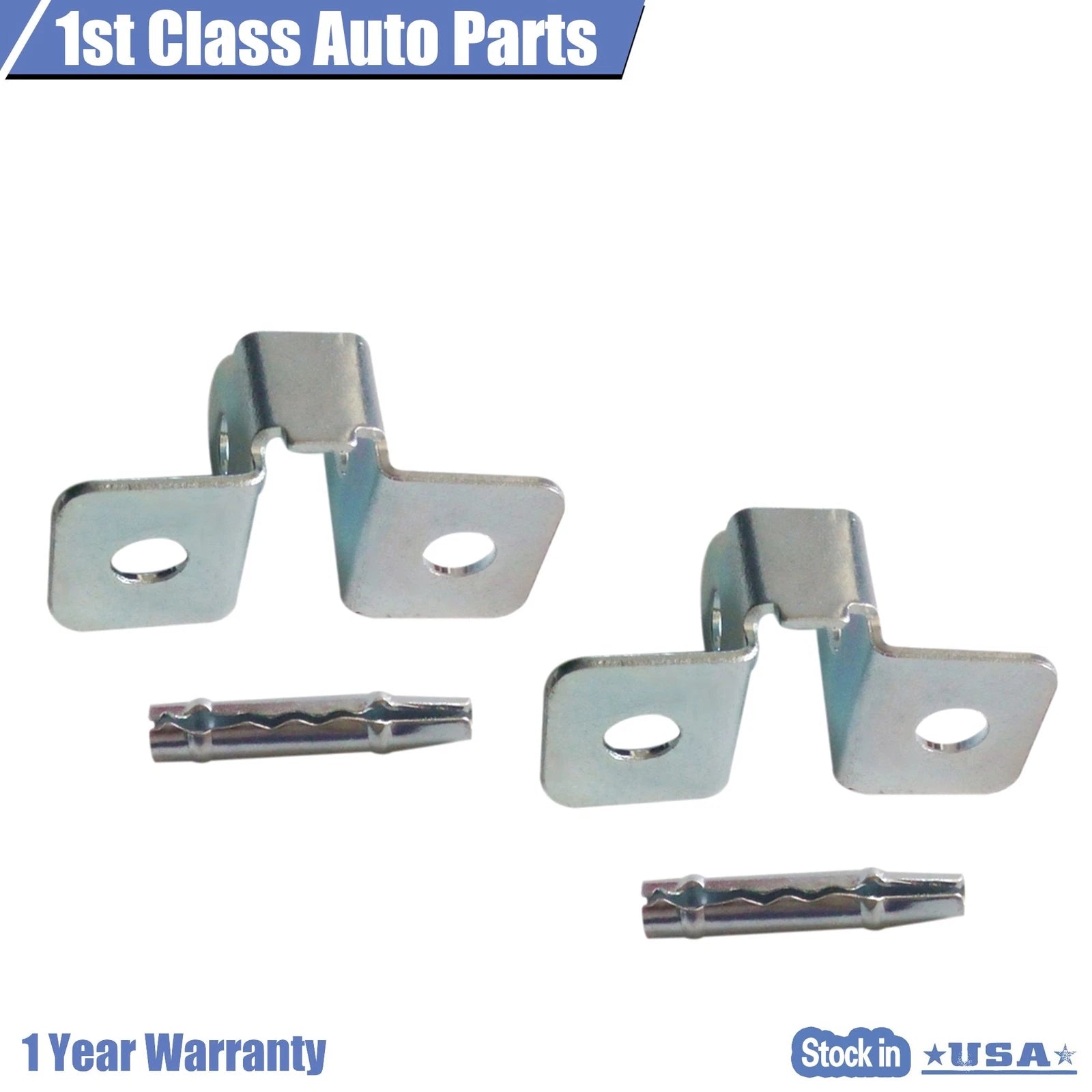 2X Door Check Bracket & Pin Repair Kit for Jeep Cherokee (1997–2001)