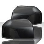 Set of 2 Replacement Mirror Covers for 2015-2020 Ford F-150 - Gloss Black