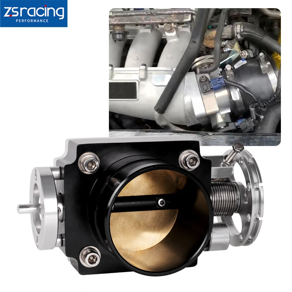 70mm High Flow Alloy Aluminum Throttle Body for Universal Fit