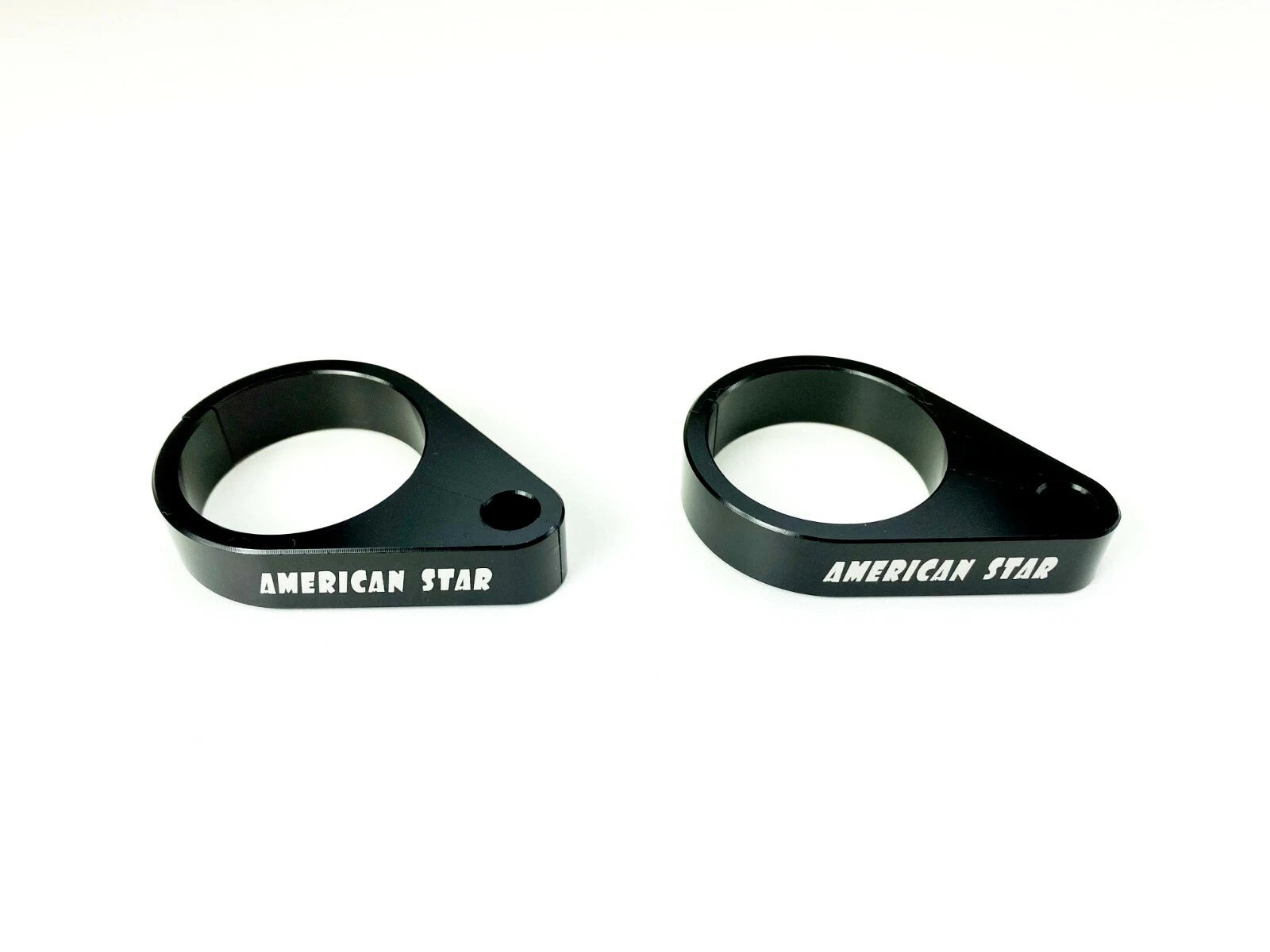 Set of 2 Brake Line Clamps for ASR 6061 Billet Aluminum (1.5 Inch ID)