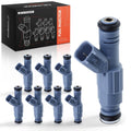 8x Fuel Injector for Jeep Grand Cherokee (2001–2007) Dodge Ram 1500 V8 4.7L
