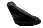 E Brake Boot Cover for Ford Focus (2000–2007) Blue Stitch Leather