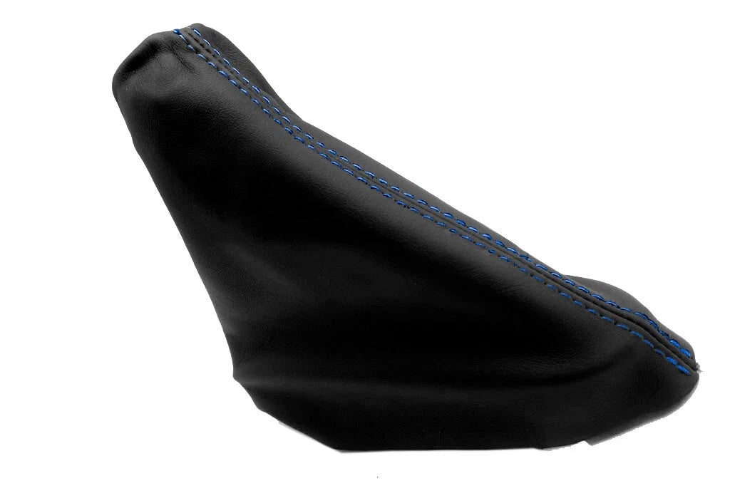 E Brake Boot Cover for Ford Focus (2000–2007) Blue Stitch Leather