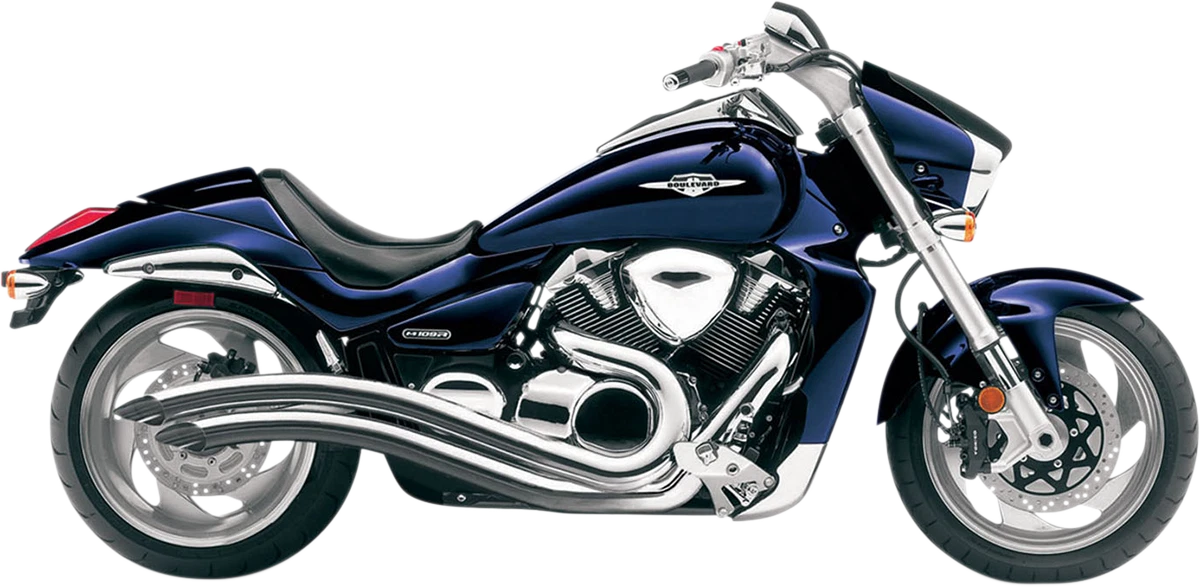 Cobra Speedster Swept Exhaust for Yamaha Raider (2008–2016) Chrome Pipe