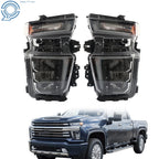Pair LED Headlights for Chevy Silverado 2500HD (2020–2023)