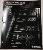 Power Amplifiers for Yamaha P2050 P2100 P2201 P2200 (Original Brochure)