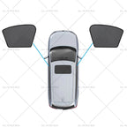 Magnetic Mesh Sun Blind Shades for Volvo XC40 (2018–2024)