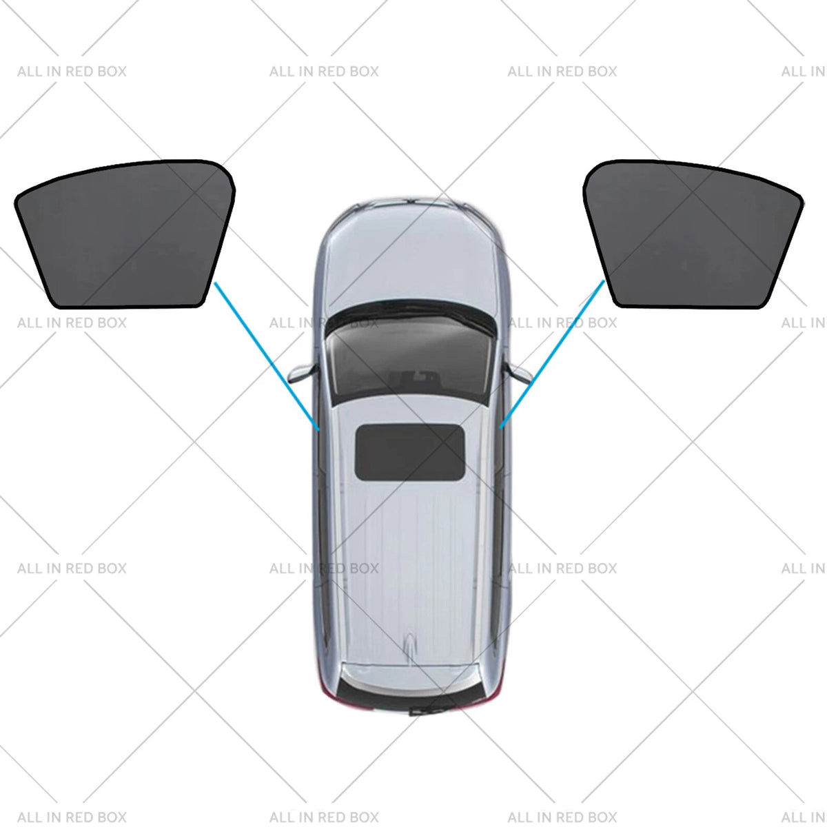 Magnetic Mesh Sun Blind Shades for Volvo XC40 (2018–2024)