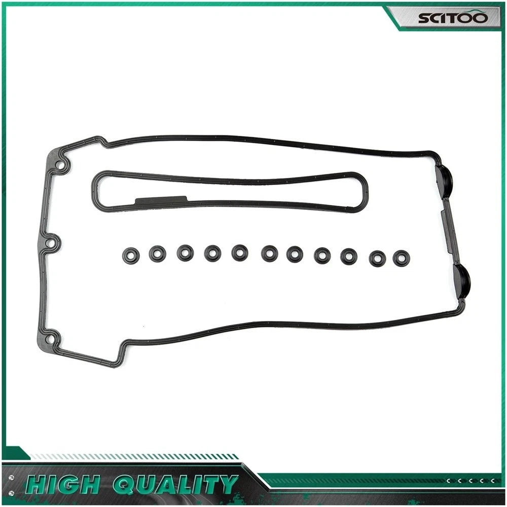 Valve Cover Gasket Set & Bolt Grommets for BMW E38 E39 E53 540i 740i 740il X5 (1995–2006)