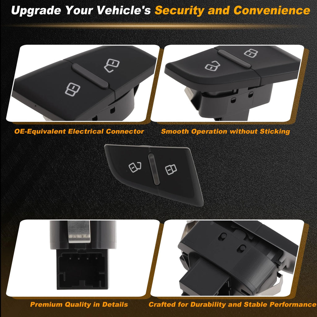 Front Right Door Lock Switch for Audi Q5 (2009–2017) 8RD962108