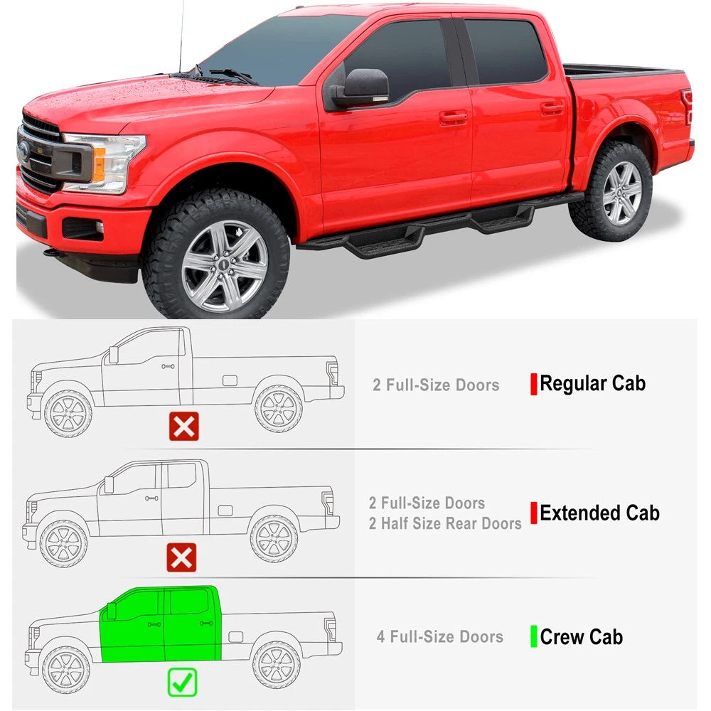 Drop Boards for Ford F150 SuperCrew Cab 2015-2026 5.5ft Bed
