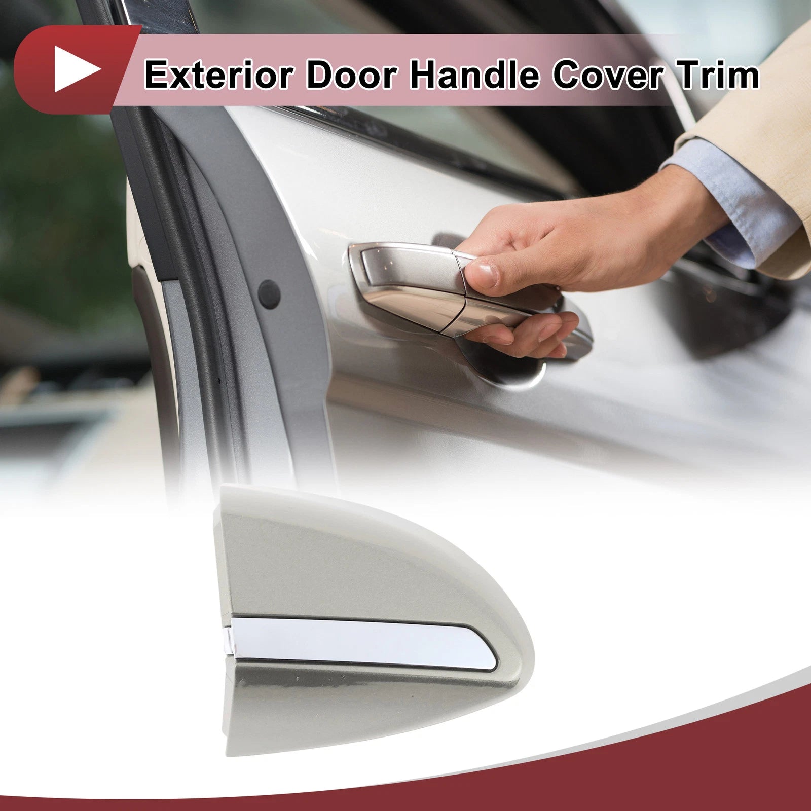 Exterior Door Handle Cover Trim for Toyota Corolla (2014–2018) Yellow