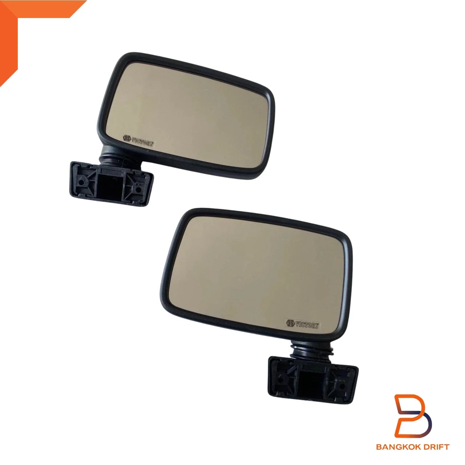 Black Side Door Mirrors for Holden Rodeo KB Ute (1980-1988)