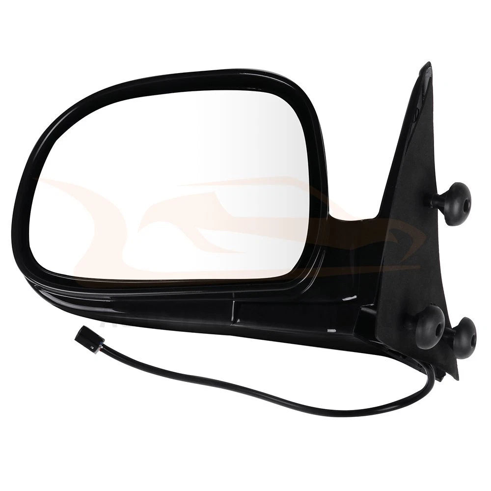 Set of 2 Power Black Exterior Mirrors for Chevy GMC Isuzu Olds V