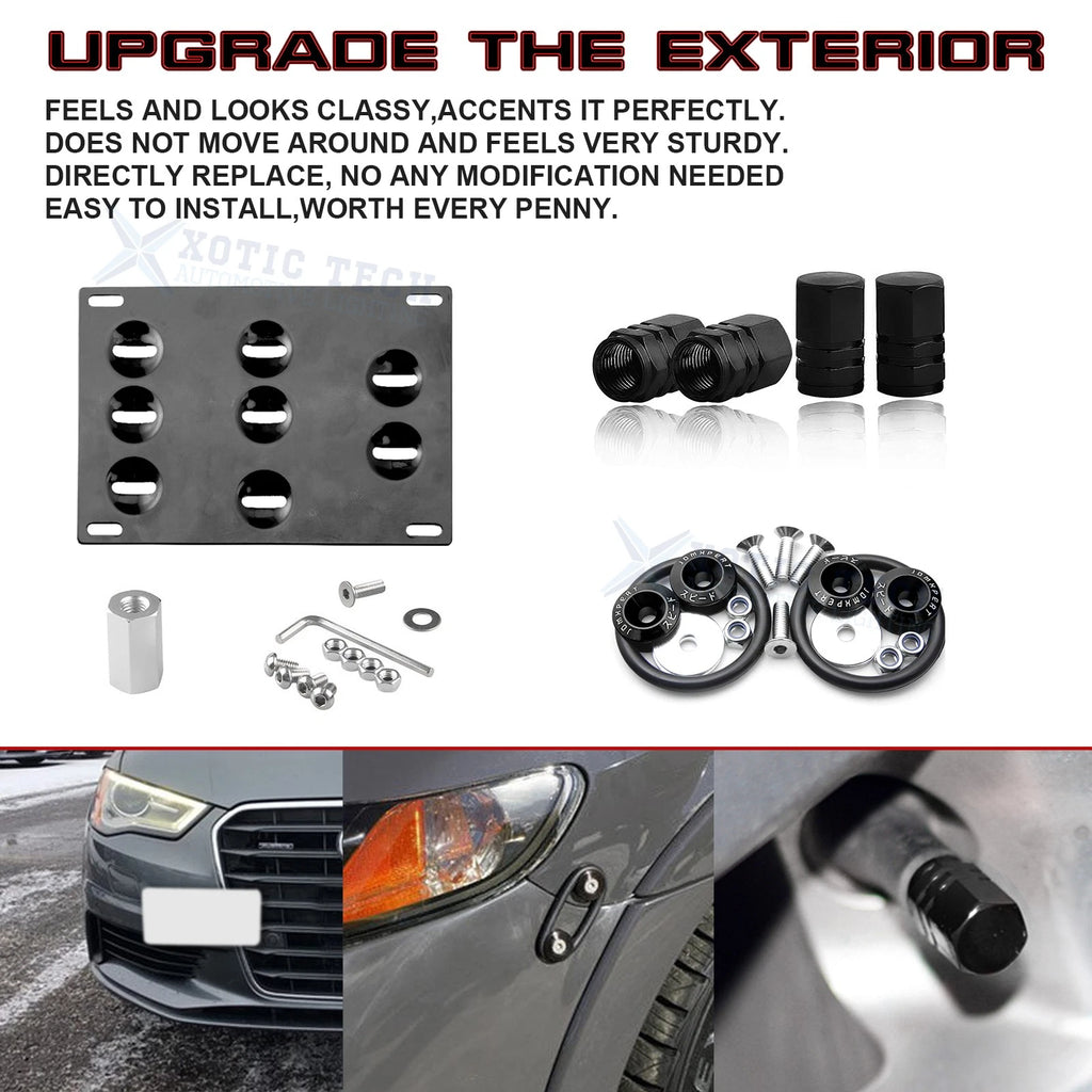 Tow Hook License Plate Air Valve Release Fastener for Audi A4 (2008-2015)
