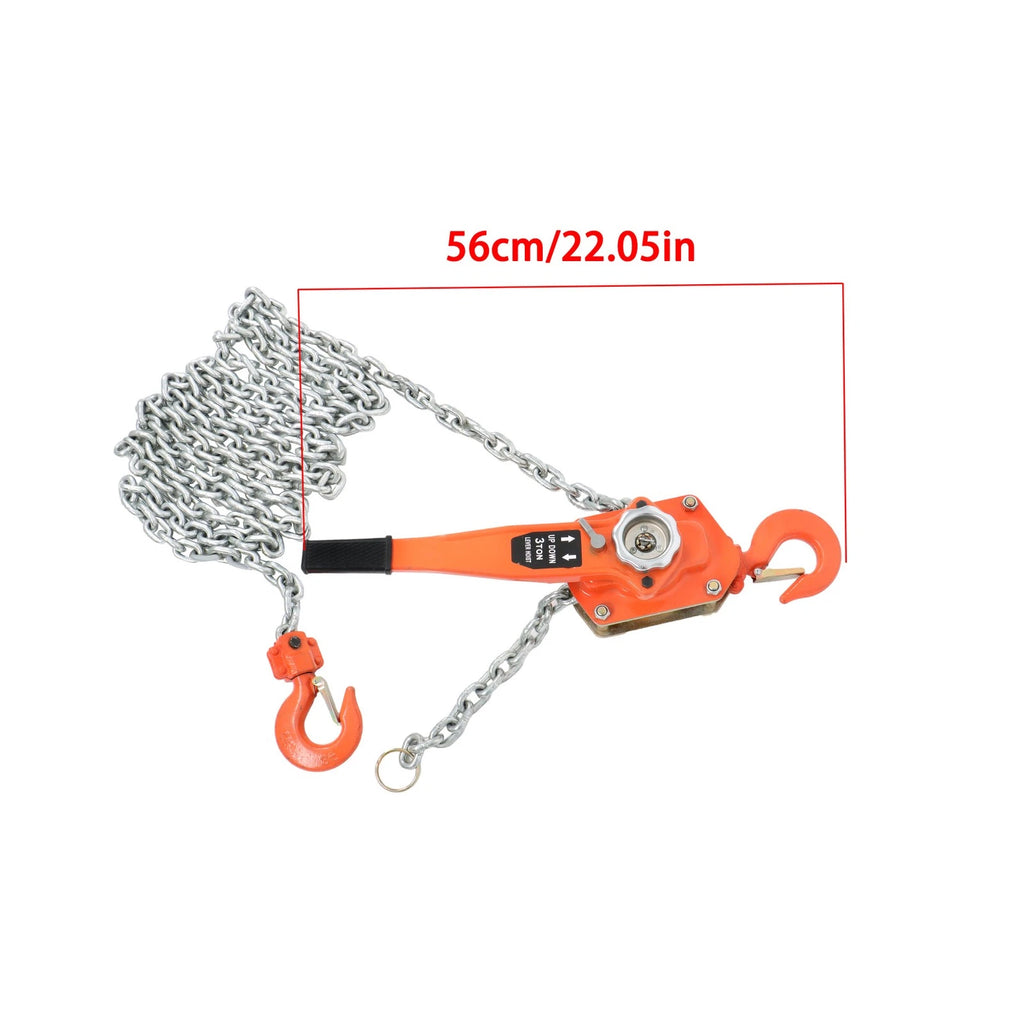 6600lb Lever Block Chain Hoist for Lifting (20ft)