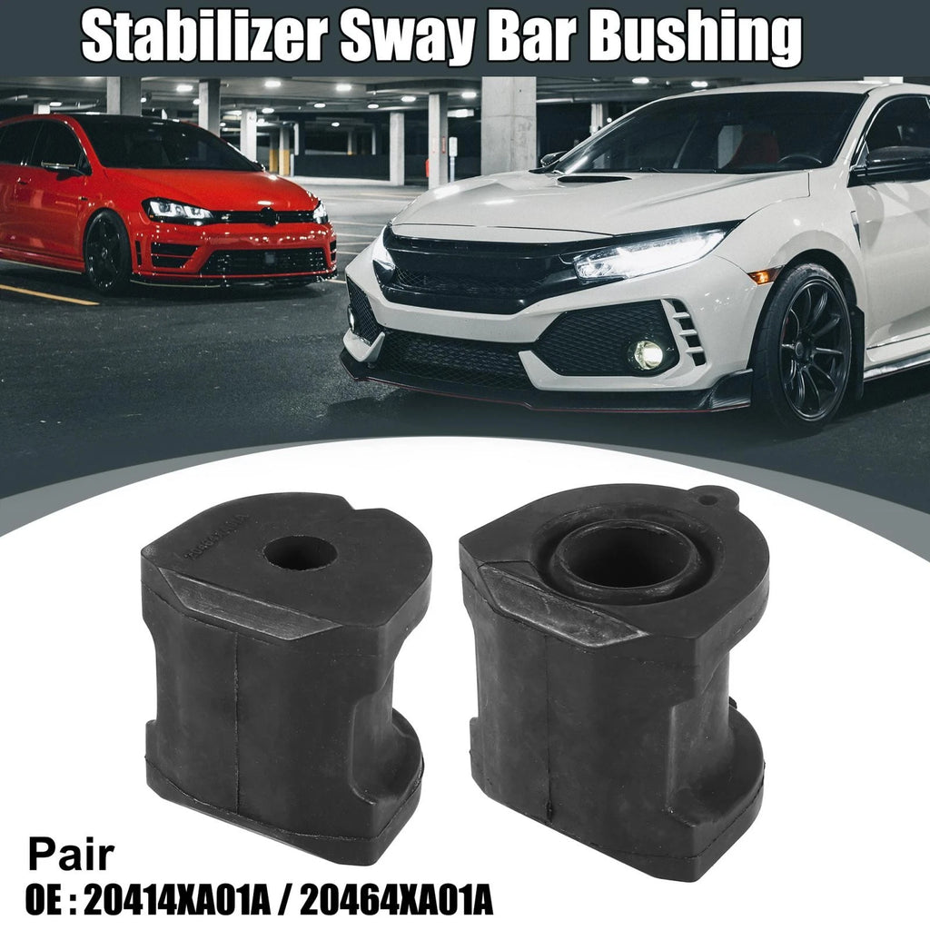 Pair of Stabilizer Sway Bar Bushings 20414XA01A 20464XA01A for Subaru