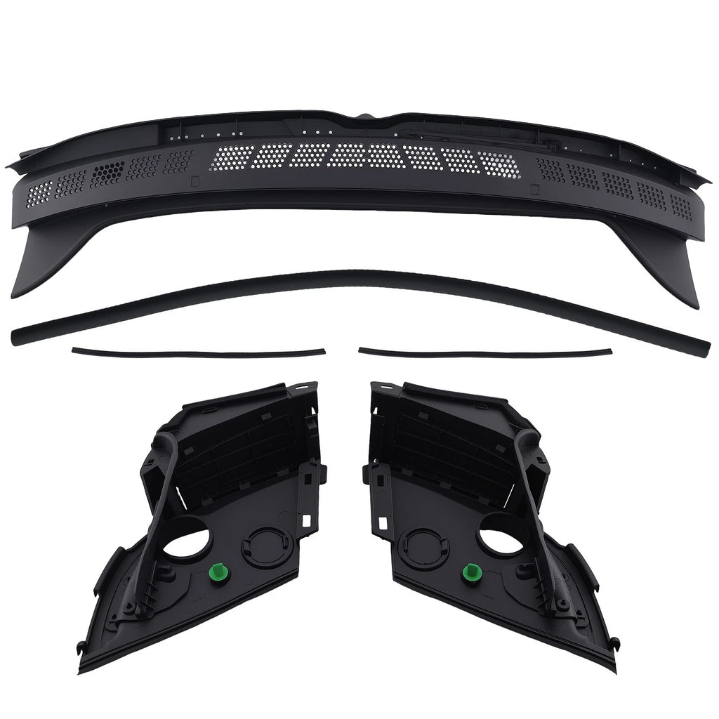 Front Cowl Cover Panel for Honda Civic EX-L 2009–2011 (ABS Black)
