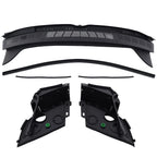 Front Cowl Cover Panel for Honda Civic EX-L 2009–2011 (ABS Black)