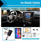 7" In-Dash GPS Radio Stereo for Nissan Navara D40 (2007–2015)