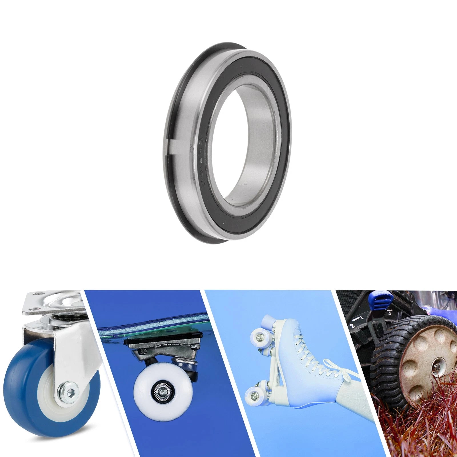 6012NR2RS Deep Groove Ball Bearings for Scooter Skateboard Wheel (60x95x18mm)