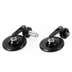 3" CNC Round Handlebar End Mirror for Motorcycle (7/8"-1" Bar)