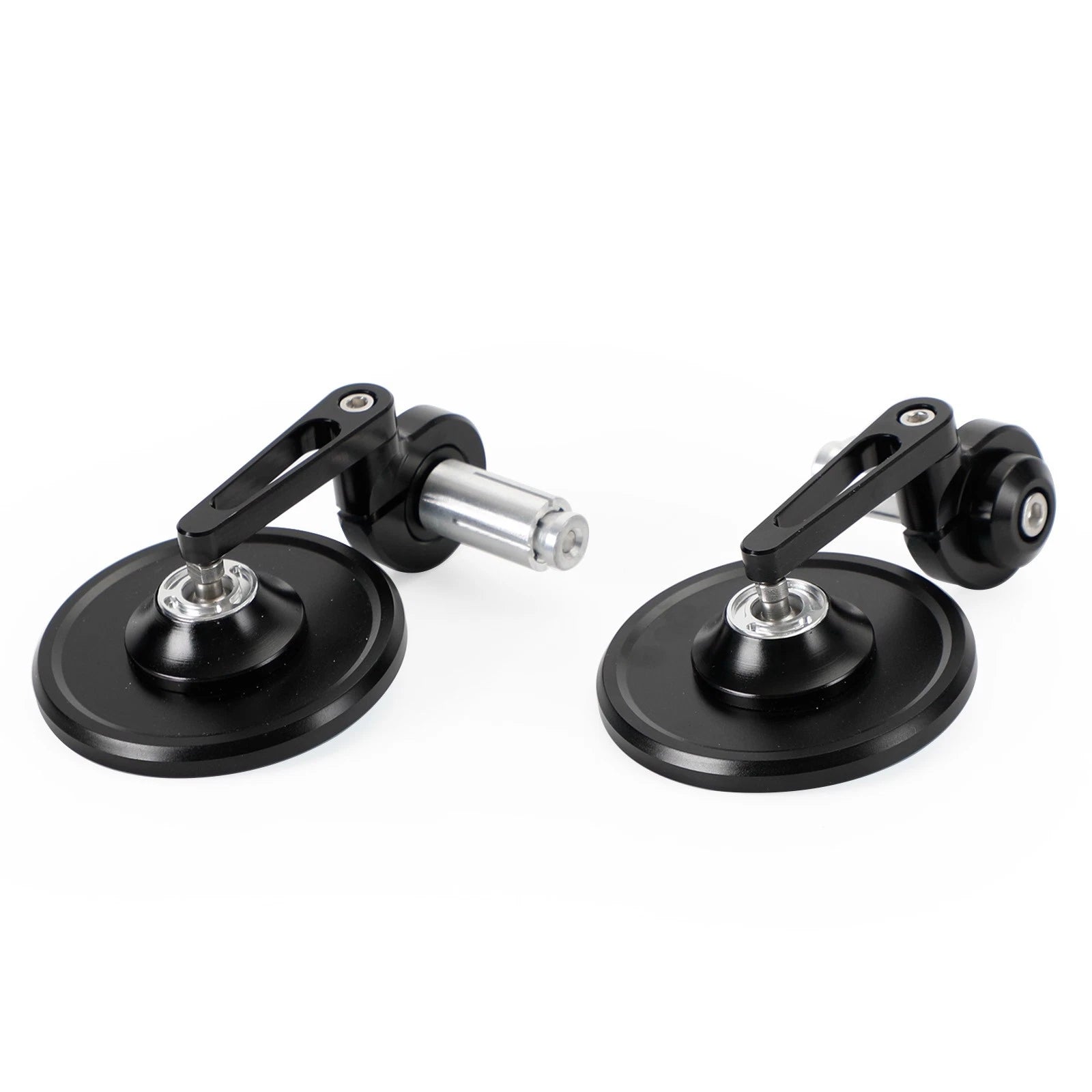 3" CNC Round Handlebar End Mirror for Motorcycle (7/8"-1" Bar)