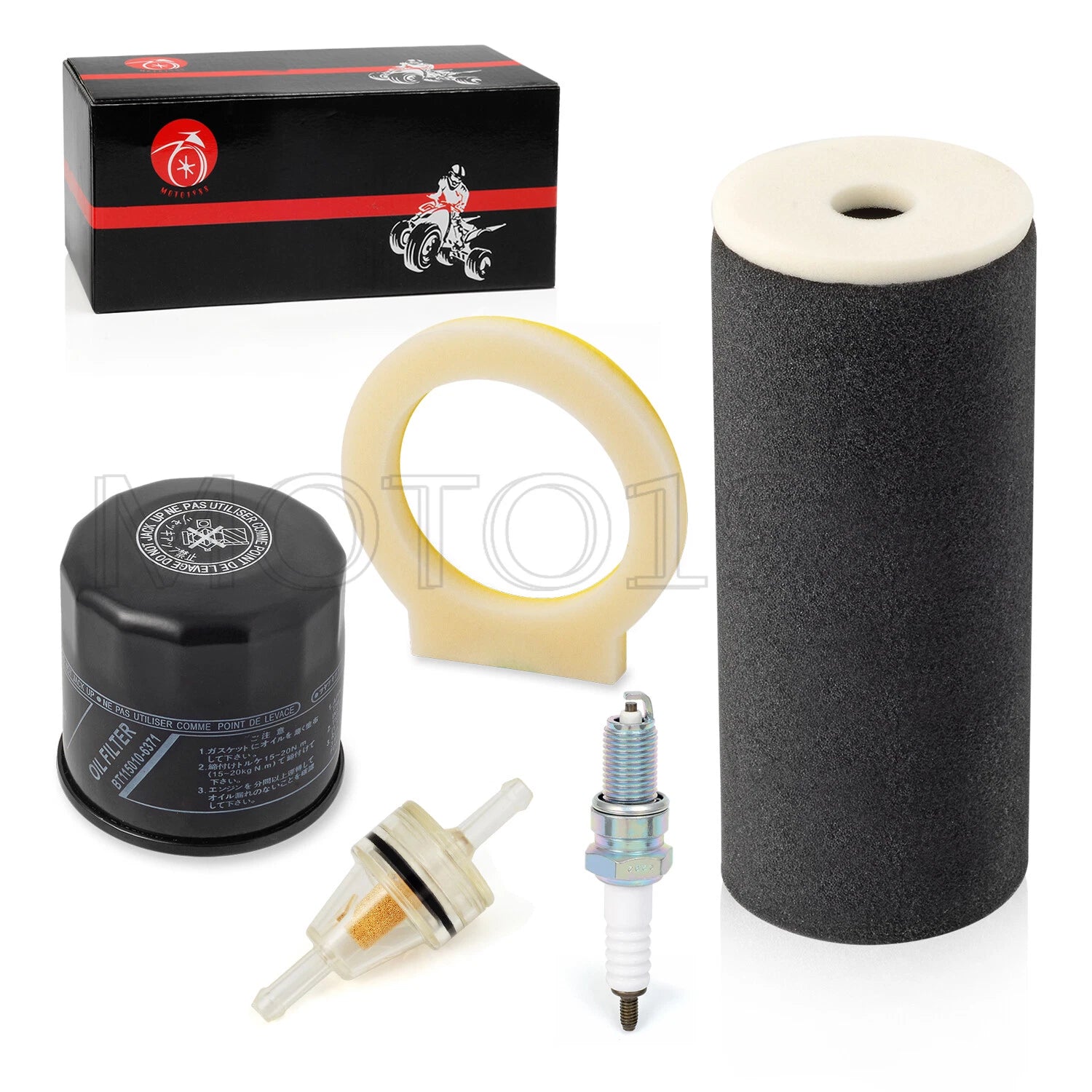 Air Filter Foam & Oil Filter for Yamaha Grizzly 660 (2002-2008)