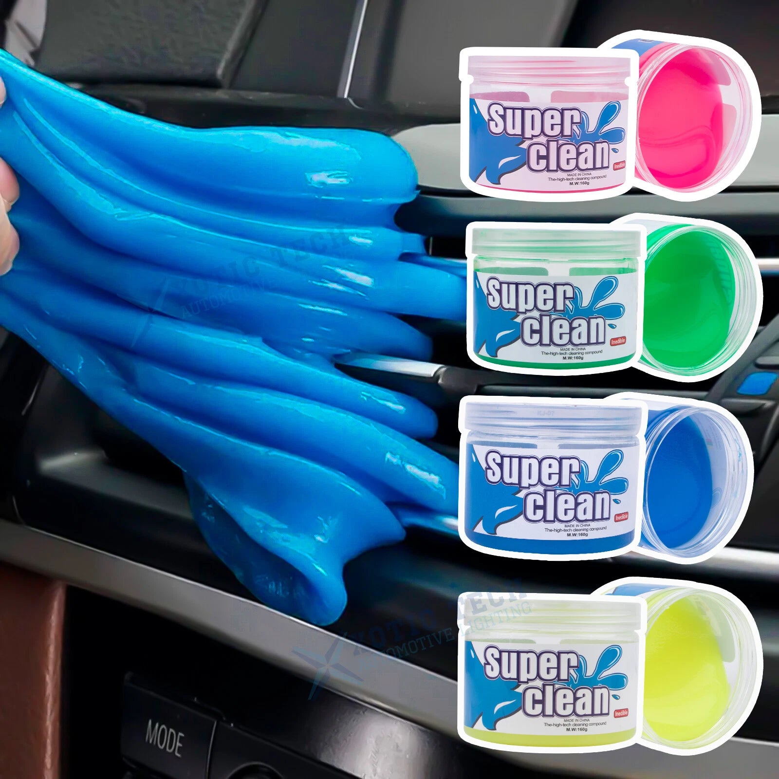 Car Interior Cleaning Gel Putty for Keyboard, Detailing Accessories (2010–2024)