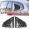 Air-intake Rear Window Quarter Glass Duct Vent Covers for BMW X4 (2018-2024)