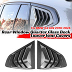 Air-intake Rear Window Quarter Glass Duct Vent Covers for BMW X4 (2018-2024)