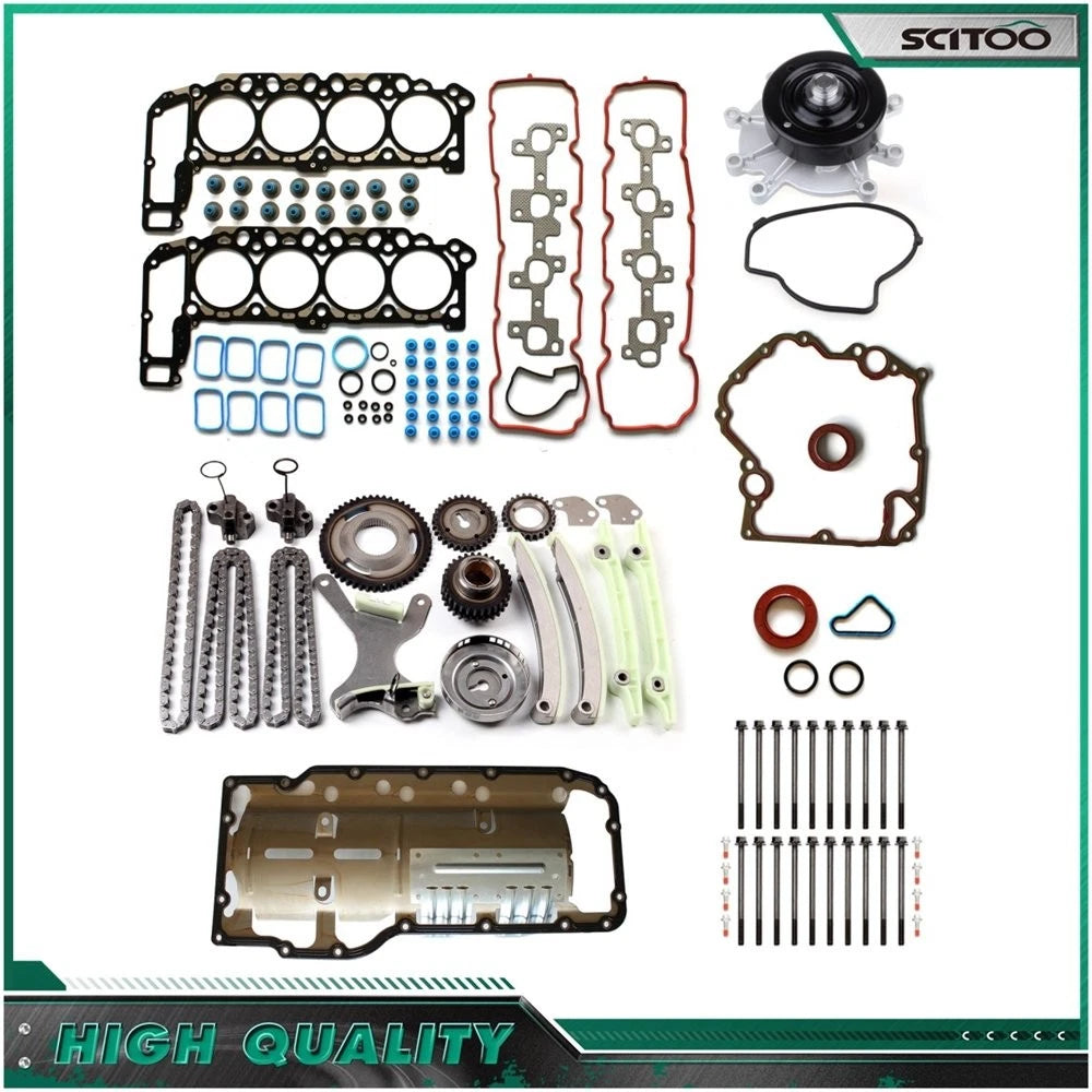 Head Gasket Set & Timing Chain Kit for Dodge Ram 4.7L (2002–2004)