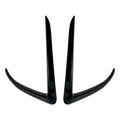 Black Front Fog Light Eyebrow Cover Trim for Tesla Model X (2015-2020)
