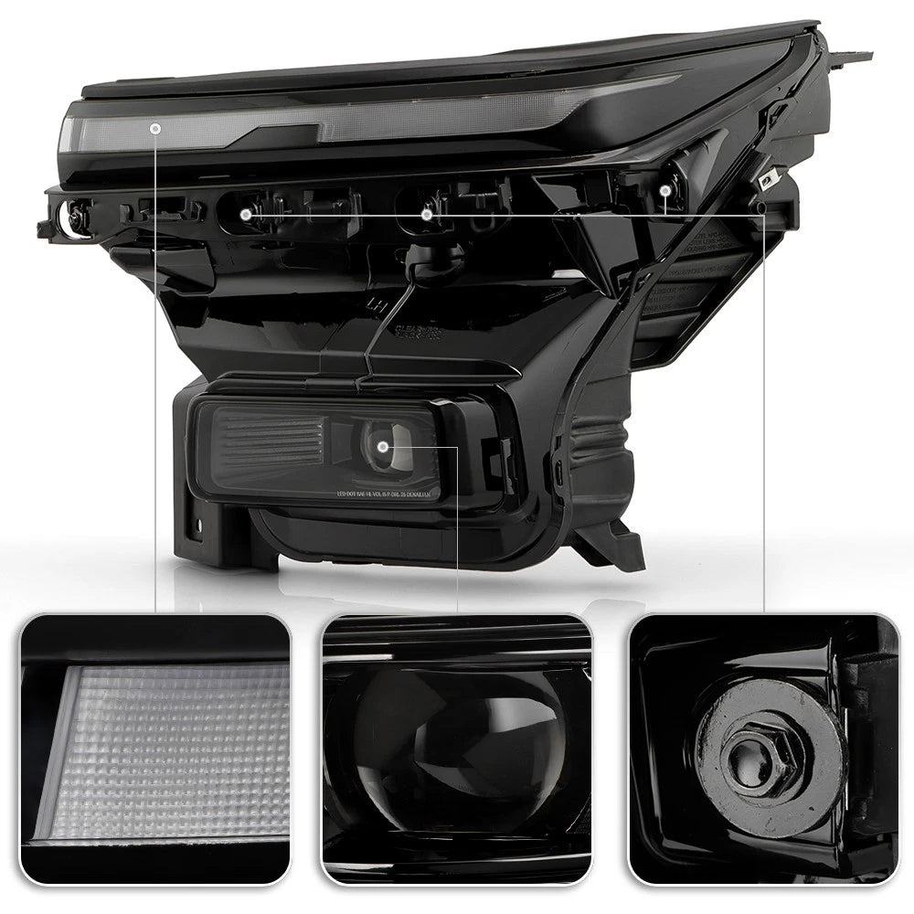 LED Headlight Left Driver Side for Chevy Traverse RS (2024–2026)