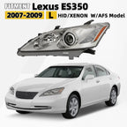 HID/Xenon Headlight for Lexus ES350 (2007–2009) AFS Chrome Left Driver