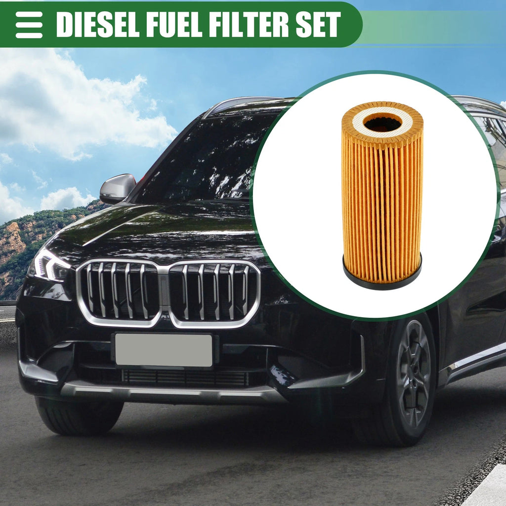 Set of 2 Engine Oil Filters for BMW X1 (2000–2022) No. 11428593186
