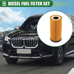 Set of 2 Engine Oil Filters for BMW X1 (2000–2022) No. 11428593186