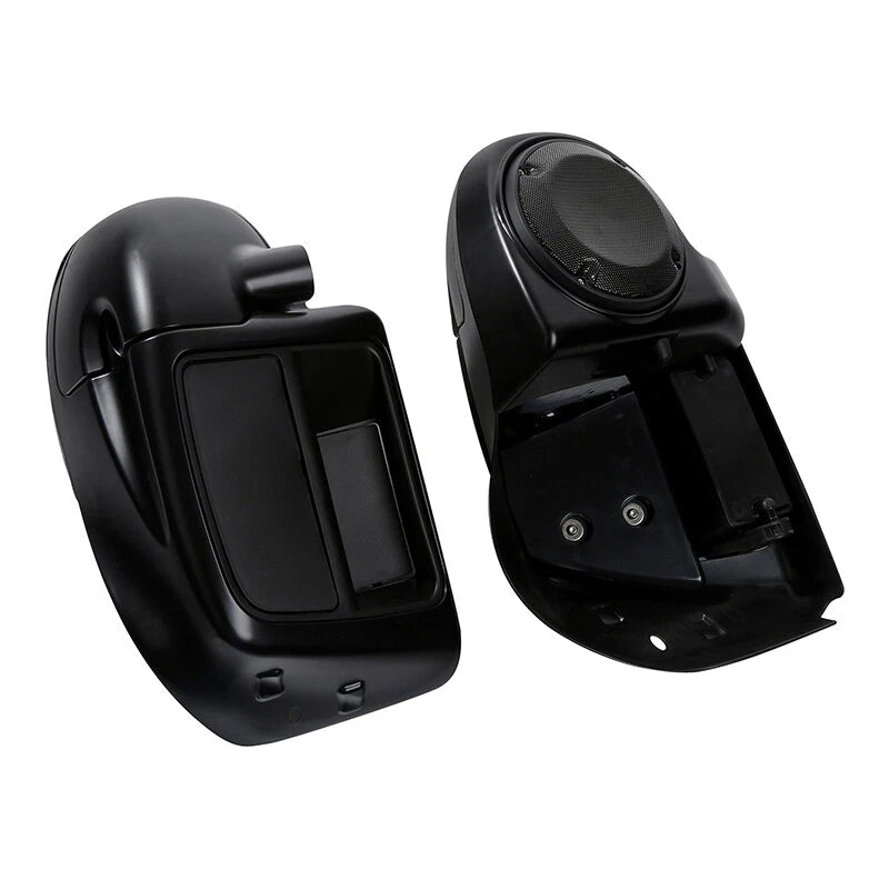 Lower Vented Fairing Speaker Pod for CVO Street Road Glide (2014–2024) Black Denim