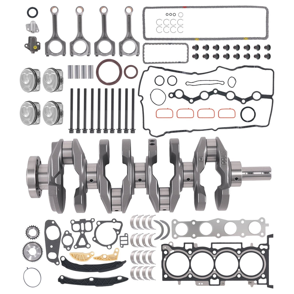 Engine Rebuild Kit with Crankshaft & Timing Kit for Hyundai KIA (G4KJ)