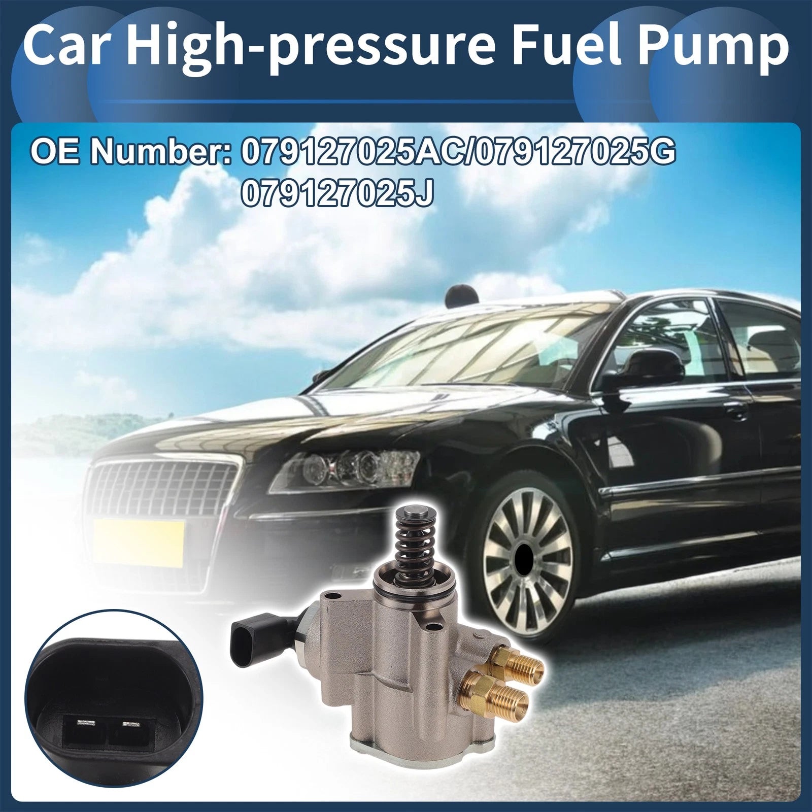 High Pressure Fuel Pump for Audi A6 Quattro (2010–2011) Q7 (2009–2010) 4.2L No. 079127025AC
