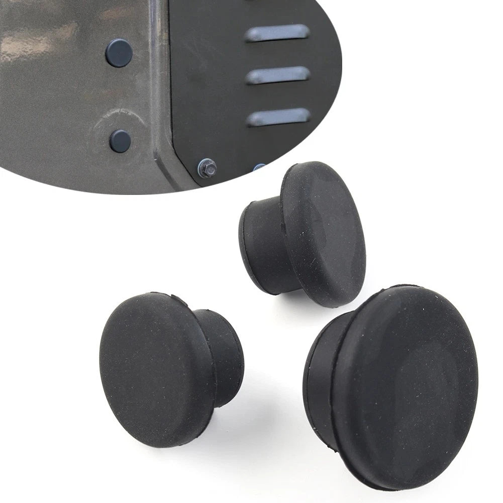 Set of 3 Tailgate Rubber Dust Plugs for Jeep Wrangler JL (2018–Present)
