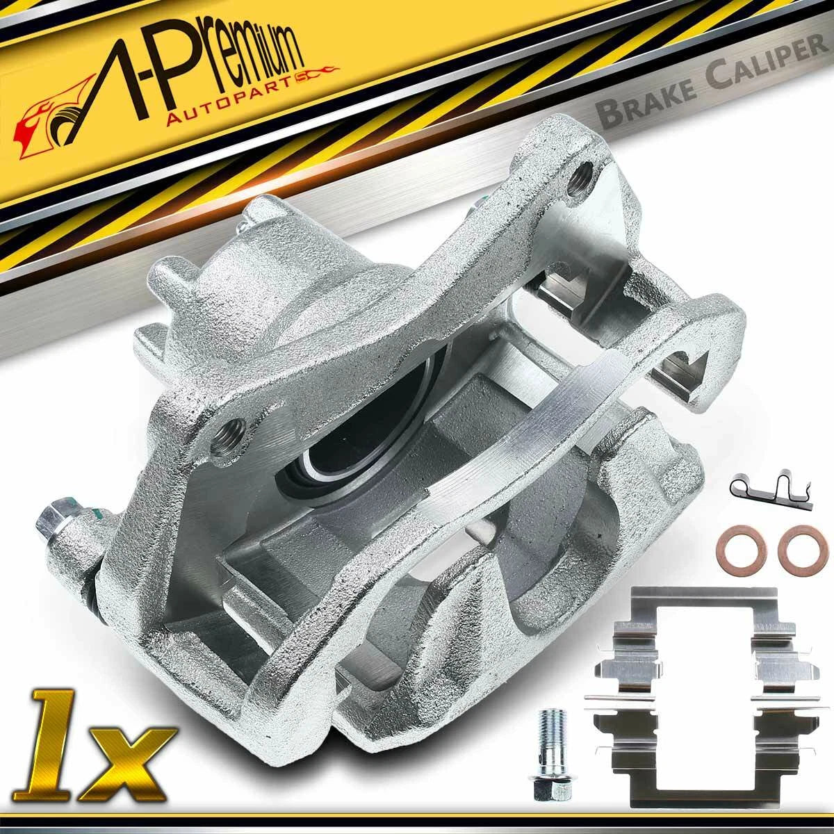 Front Right Disc Brake Caliper with Bracket for Dodge Caliber (2007–2012)