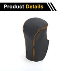 1 Pc Gear Shift Knob Cover for Honda Accord (2008–2012) Black Orange Faux Leather